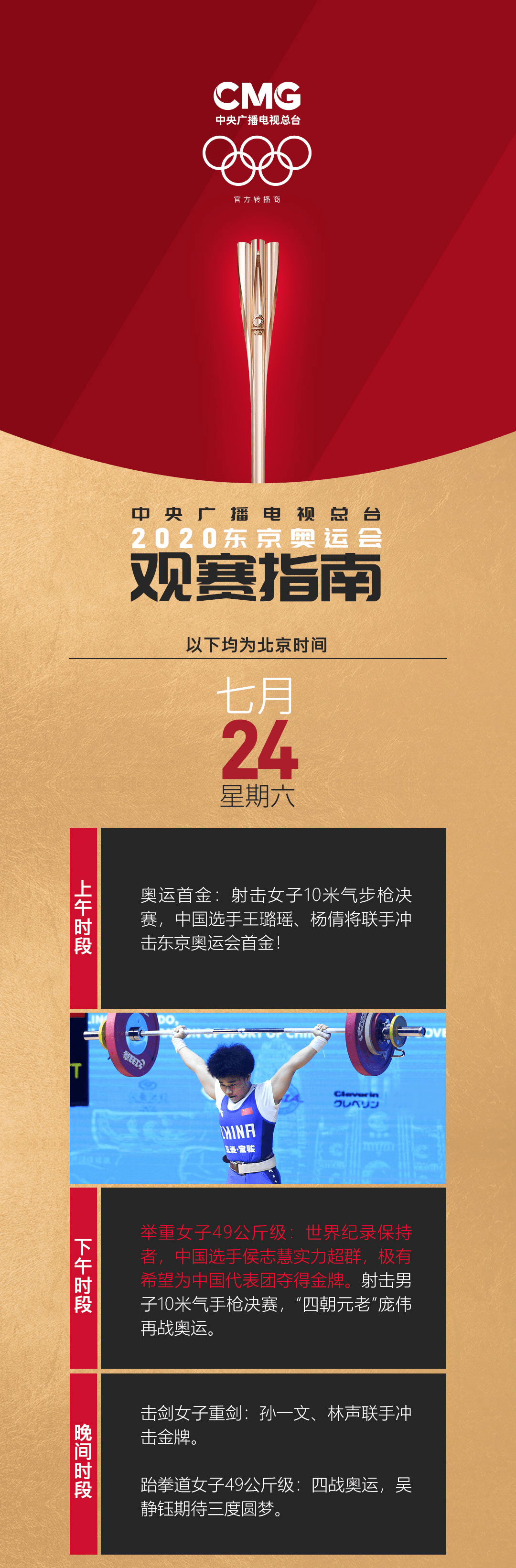 東京奧運(yùn)會(huì)全面開(kāi)賽！今天沖首金，中國(guó)隊(duì)加油！(圖9)