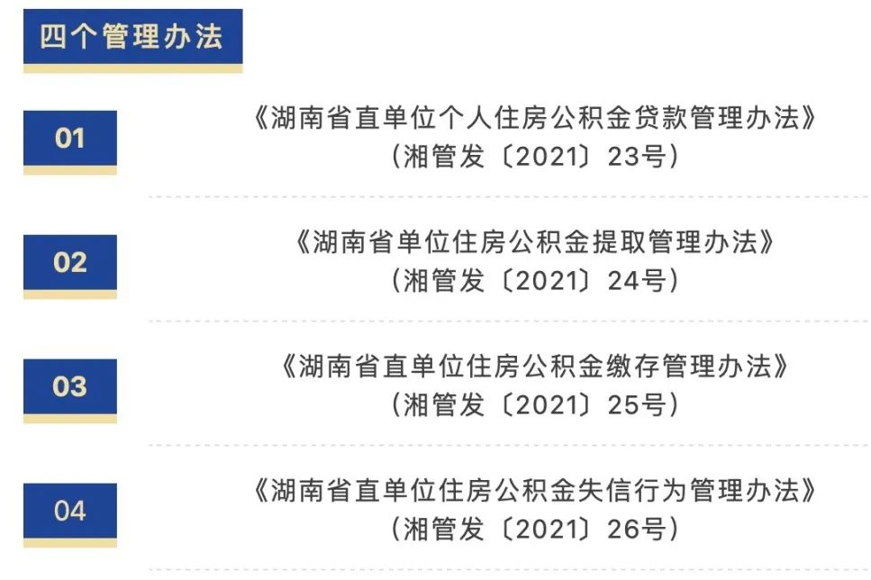 湖南省省直住房公積金2021年出新規(guī)啦！(圖1)